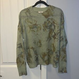 Elan Floral Patterned Knit M
